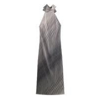 ราคา Sleeveless Striped Maxi A-Line Dress (1129536936)