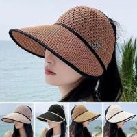 ราคา Lettering Contrast Trim Open Top Sun Hat (1129538021)
