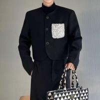 ราคา Pocketed Button-Up Crop Jacket (1125556791)