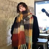ราคา Color Block Fringed Scarf (1126964293)