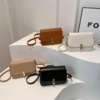 ราคา Faux Leather Satchel Bag (1129750069)