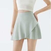 ราคา Asymmetrical High Rise Sports A-line Mini Skirt With Inset Shorts (1129905369)