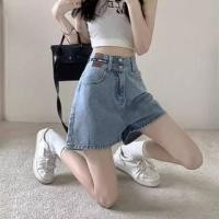 ราคา High Waist Applique Denim Shorts (1129950887)