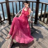 ราคา Sleeveless Cutout Plain Maxi A-Line Dress (1130085038)