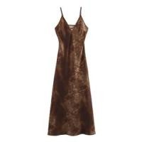 ราคา Spaghetti Strap Patterned Maxi Sundress (1130097307)