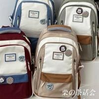 ราคา Lettering Color Block Backpack / Bag Charm / Set (1125394799)