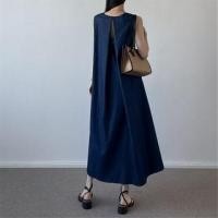 ราคา Sleeveless Cutout Plain Maxi A-Line Dress (1130161987)
