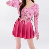 ราคา Set: Plain Swim Top + Skirt + Cover Up Top (1129636956)
