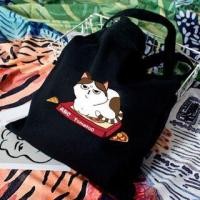 ราคา Cat Print Canvas Shopper Bag (1115708427)