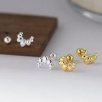 ราคา Sterling Silver Beaded Stud Earring (1129909595)
