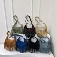ราคา Fringed Faux Suede Crossbody Bag (1130588107)
