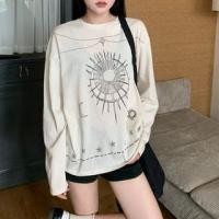 ราคา Printed Long-Sleeve Tee Off White - One Size (1130632563)
