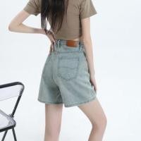 ราคา High Waist Applique Denim Shorts (1130672212)