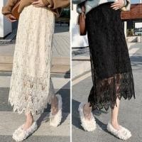 ราคา Maternity High Rise Lace Midi H-Line Skirt (1130733296)