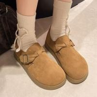 ราคา Buckled Platform Slip-Ons (1130782683)