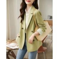 ราคา Striped Panel Double-Breasted Blazer (1125874307)