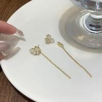 ราคา Rhinestone Butterfly Drop Earring 1 Pair - Stud Earring - White - One Size (1130823149)