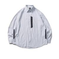 ราคา Collared Pinstriped Panel Shirt (1130861453)