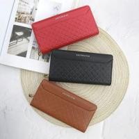 ราคา Plain Quilted Faux Leather Long Wallet (1130056410)