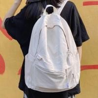 ราคา Plain Canvas Zip Backpack (1130970705)
