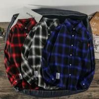 ราคา Plaid Label Applique Button-Up Shirt (1125290297)