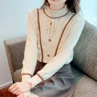 ราคา Mock Neck Striped Bow Sweater (1126248136)