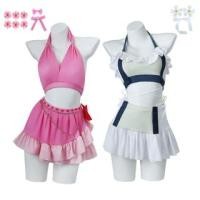 ราคา Final Fantasy VII Rebirth Aerith Gainsborough / Tifa Lockhart Cosplay Costume Set (1130985026)