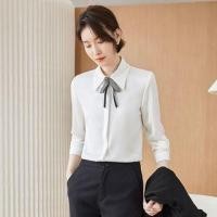 ราคา Long-Sleeve Plain Shirt / Mid Rise Straight Leg Dress Pants / Set (1116687599)