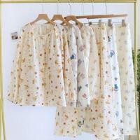 ราคา Maternity Pajama Set: Long-Sleeve Print Button Top + Pants (1127790503)