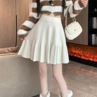 ราคา High Waist Plain Ruffle Hem A-Line Skirt (Various Designs) (1131168438)