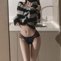 ราคา Bow Lace Panel Bikini Panty (1131429218)