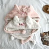 ราคา Ear Accent Fleece Trapper Hat (1125684086)