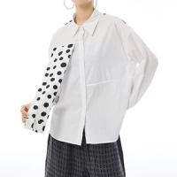 ราคา Long-Sleeve Dotted Panel Shirt (1131482216)