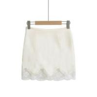 ราคา High Waist Plain Panel Lace Mini Pencil Skirt (1131512168)