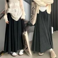ราคา Maternity High Rise Plain Maxi A-Line Skirt (1131576322)