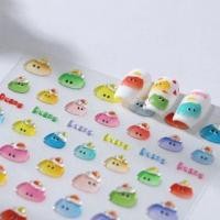 ราคา MAGICO - Jelly Cartoon Nail Art Stickers M666 - Green & Yellow & Blue - One Size (1131641851)