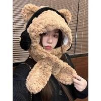 ราคา Ear-Accent Winter Hat Scarf with Earphone (1131646415)
