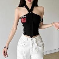 ราคา Halter Numbering Crop Tank Top (1131672296)