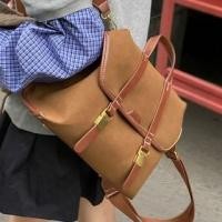 ราคา Faux Leather Satchel Backpack (1131707099)