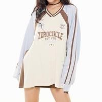 ราคา Raglan-Sleeve V-Neck Lettering Pullover (1131732109)