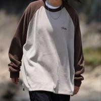 ราคา Unisex Crew Neck Lettering Raglan Pullover (1124236307)