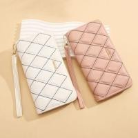 ราคา Quilted Faux Leather Long Wallet (1131995855)