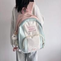 ราคา Color Block Lettering Zip Backpack (1132026143)