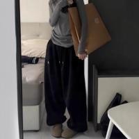 ราคา Drawstring Waist Lettering Harem Pants (1132123194)
