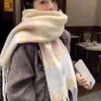 ราคา Color Block Applique Fringed Scarf (1132224227)