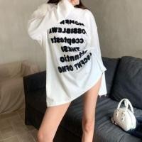 ราคา Plaid Panel Zip Hoodie / Long-Sleeve Round Neck Lettering Oversized T-Shirt (1132295850)