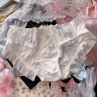 ราคา Floral Ruffle Trim Panties (1132361411)