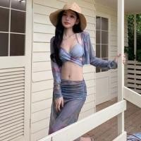 ราคา Set: Print Swim Top + Cover Up + Skirt (1132357196)