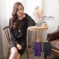 ราคา Drawstring Plain Dress (1035147402)