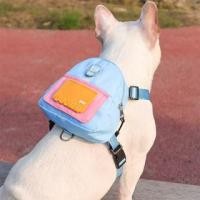 ราคา Lettering Color Block Backpack Pet Harness with Leash (1132362829)